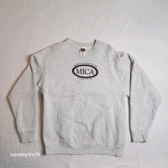 Maryland Institute College Of Art Unisex Sweater Fruit Of‎ Loom Heavy Cotton L